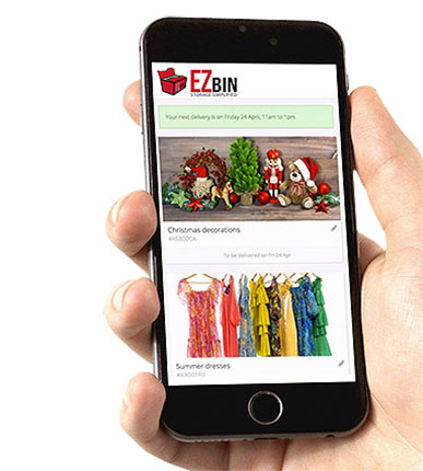  Simply Check Storage and Request Your Stored Bins Online